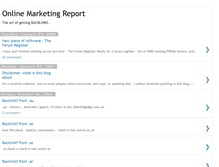 Tablet Screenshot of onlinemarketingreport.blogspot.com