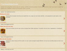 Tablet Screenshot of cocinasinlactosa.blogspot.com