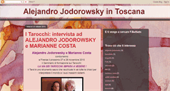 Desktop Screenshot of jodorowskyintoscana.blogspot.com