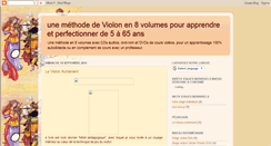 Desktop Screenshot of cours-et-stages-de-violon.blogspot.com