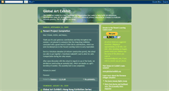 Desktop Screenshot of globalartexhibit.blogspot.com