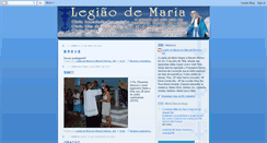 Desktop Screenshot of legiaodemariamv.blogspot.com