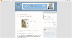 Desktop Screenshot of deafcats.blogspot.com