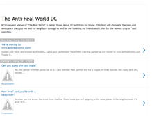 Tablet Screenshot of antirealworlddc.blogspot.com
