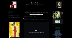 Desktop Screenshot of carrie-movie-trailer.blogspot.com