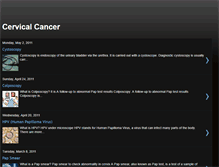 Tablet Screenshot of cancer-cervi-x.blogspot.com