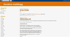 Desktop Screenshot of kerstins-matblogg.blogspot.com