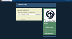 Desktop Screenshot of pamakarate.blogspot.com