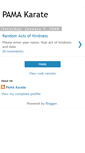 Mobile Screenshot of pamakarate.blogspot.com