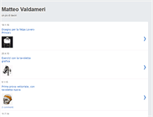 Tablet Screenshot of matteovaldameri.blogspot.com