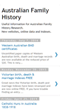 Mobile Screenshot of ozfamilyhistory.blogspot.com
