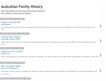 Tablet Screenshot of ozfamilyhistory.blogspot.com