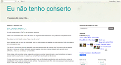 Desktop Screenshot of eunaotenhoconserto.blogspot.com