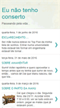 Mobile Screenshot of eunaotenhoconserto.blogspot.com