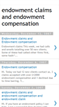 Mobile Screenshot of endowmentclaimsendowmentcompensation.blogspot.com