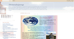 Desktop Screenshot of divinesahajayoga.blogspot.com