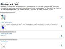 Tablet Screenshot of divinesahajayoga.blogspot.com