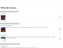 Tablet Screenshot of musicaenlanet.blogspot.com