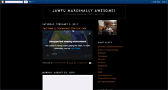 Desktop Screenshot of jawfu.blogspot.com