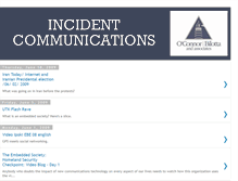 Tablet Screenshot of incidentcomm.blogspot.com