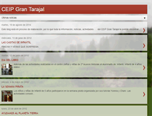 Tablet Screenshot of colegiograntarajal.blogspot.com