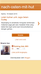 Mobile Screenshot of nach-osten-mit-hut.blogspot.com