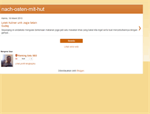 Tablet Screenshot of nach-osten-mit-hut.blogspot.com
