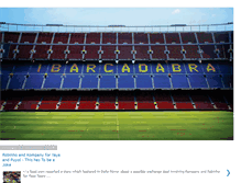 Tablet Screenshot of cules-barca-blogg.blogspot.com