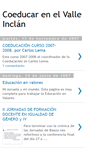 Mobile Screenshot of coeducarenelvalleinclan.blogspot.com