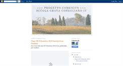 Desktop Screenshot of comeniusscuolagrava.blogspot.com