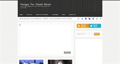 Desktop Screenshot of hungry4goodmusic.blogspot.com