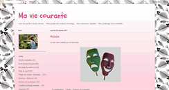 Desktop Screenshot of maviecourante.blogspot.com