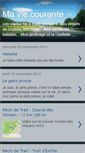 Mobile Screenshot of maviecourante.blogspot.com