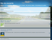Tablet Screenshot of maviecourante.blogspot.com