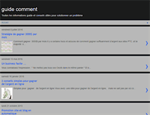 Tablet Screenshot of guide-comment.blogspot.com