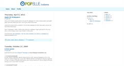 Desktop Screenshot of popblue-template.blogspot.com