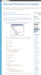 Mobile Screenshot of dynamicsax-blog.blogspot.com