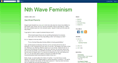 Desktop Screenshot of nthwavefeminism.blogspot.com