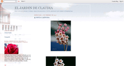 Desktop Screenshot of eljardindeclaudia.blogspot.com