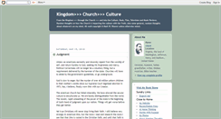 Desktop Screenshot of kingdom-church-culture.blogspot.com