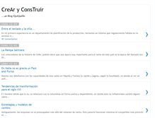 Tablet Screenshot of crearyconstruir.blogspot.com