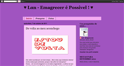 Desktop Screenshot of lannyemagrecerepossivel.blogspot.com