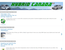 Tablet Screenshot of hybridcanada.blogspot.com