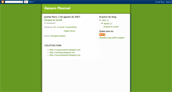 Desktop Screenshot of generoflexivel.blogspot.com