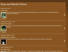 Tablet Screenshot of deanandmartinpottery.blogspot.com