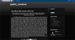 Desktop Screenshot of cordovapedro.blogspot.com