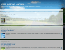 Tablet Screenshot of ideesloisirstourisme.blogspot.com