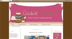 Desktop Screenshot of cookiessupreme.blogspot.com