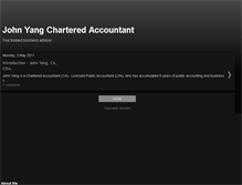 Tablet Screenshot of johnyang-ca.blogspot.com