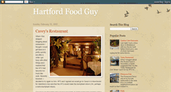 Desktop Screenshot of hartfordfoodguy.blogspot.com